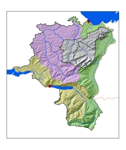Karte Aufsichtskreise Fischerei Kanton St.Gallen